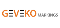 Logo GVK O MARKINGS : Design professionnel orange et gris