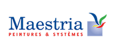 Logo Maestria Peintures & Systèmes - Couleurs vives